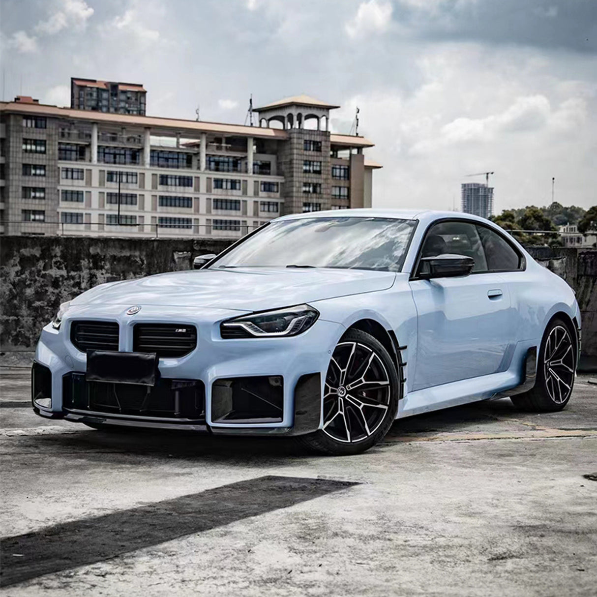 PERFORMANCE STYLE CARBON FIBER FRONT LIP FOR BMW G87 M2