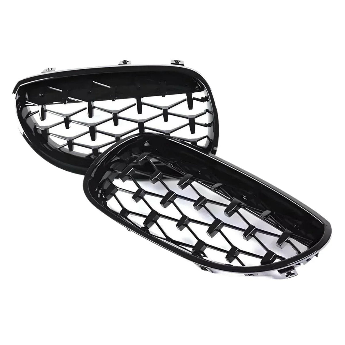 DIAMOND STYLE GLOSS BLACK GRILLE FOR BMW E60 E61 5 SERIES