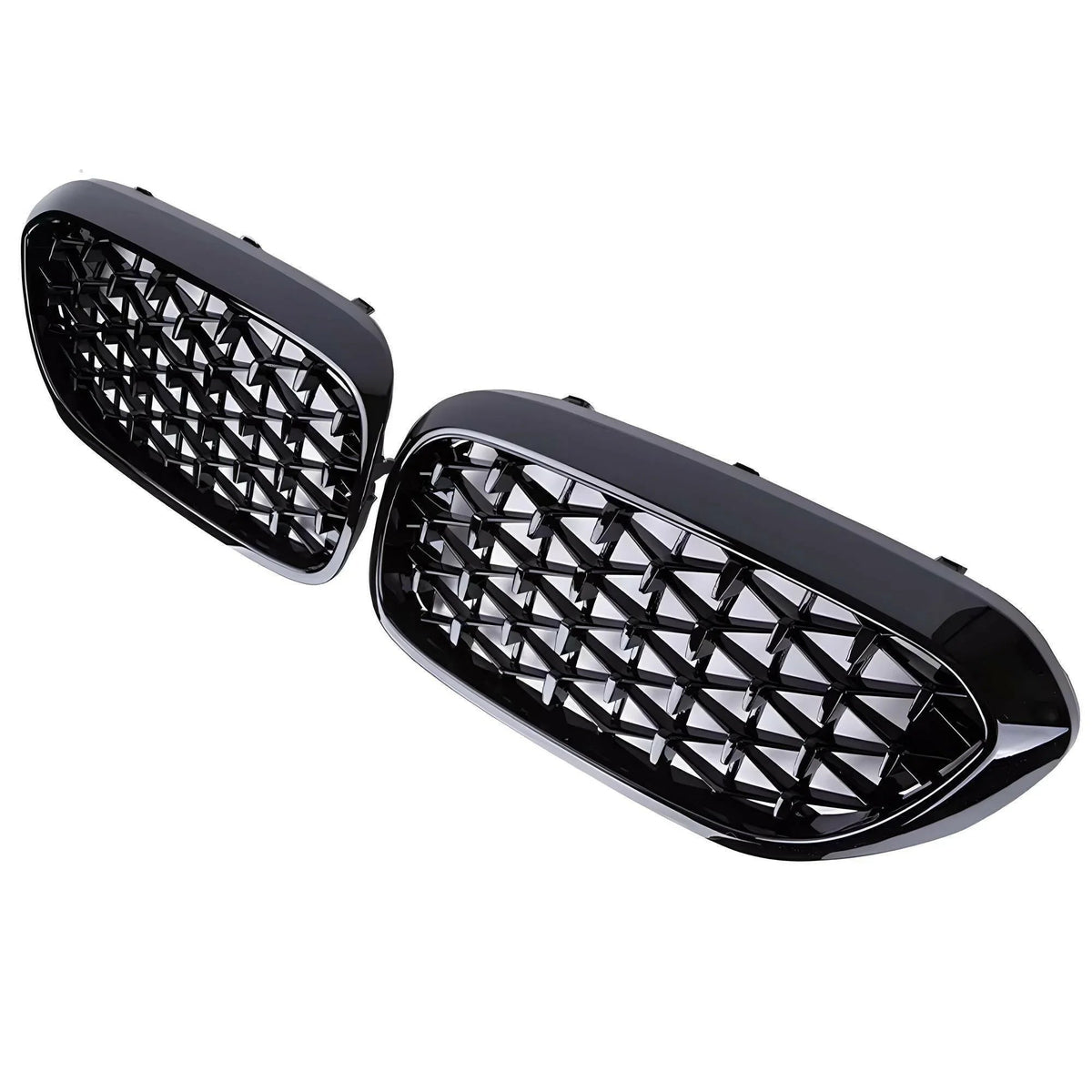 DIAMOND STYLE GLOSS BLACK GRILLE FOR BMW G30 G31 G38 5 SERIES