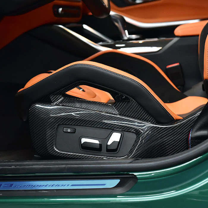 CARBON FIBRE SIDE SEAT INTERIOR TRIM FOR BMW G80 M3 G82 M4