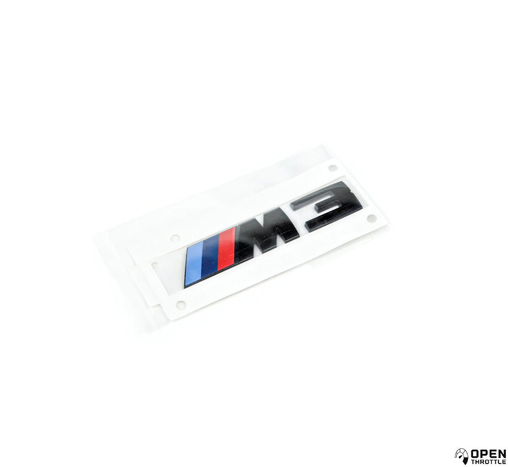 GLOSS BLACK M3 BADGE TRUNK EMBLEM FOR BMW F80 M3