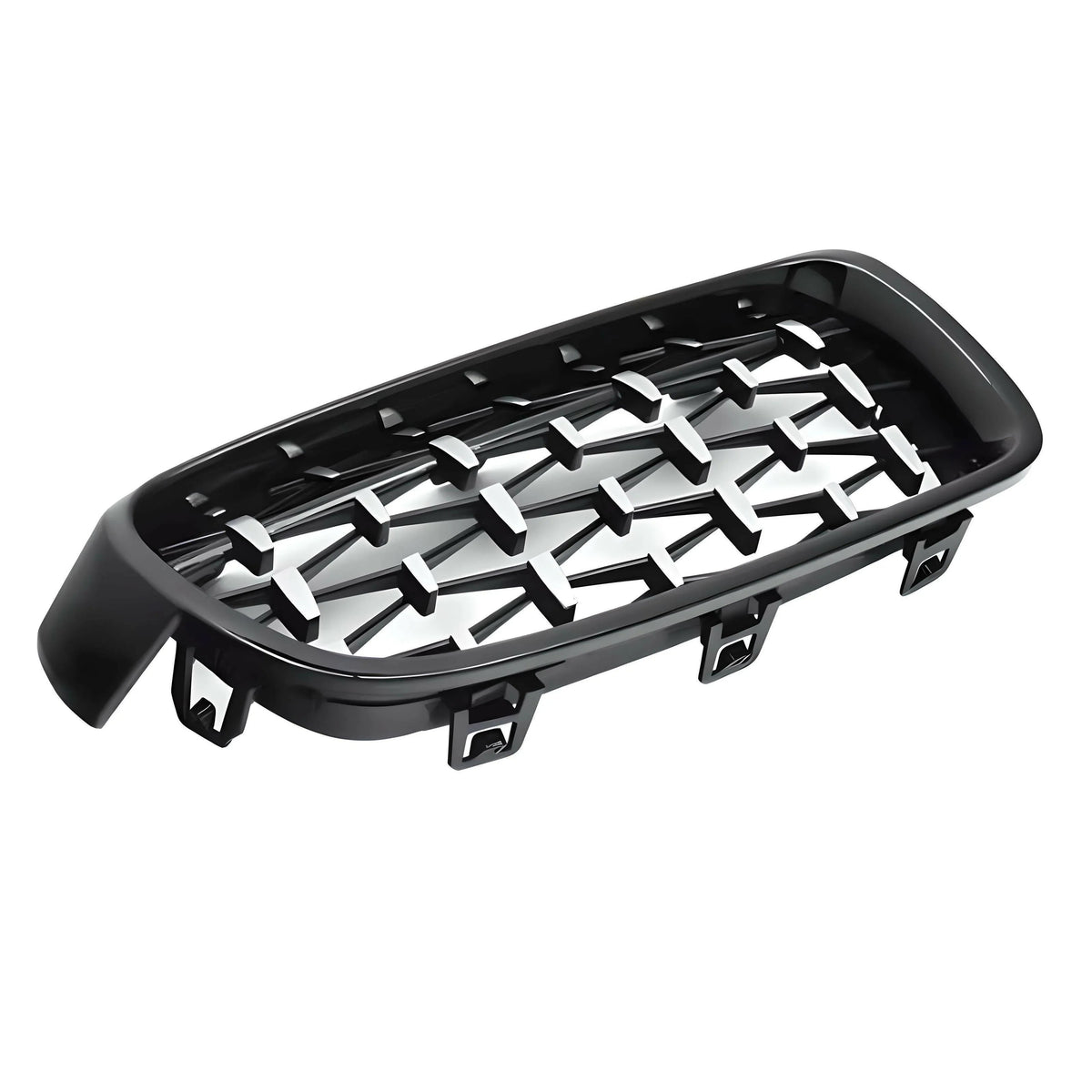 DIAMOND STYLE GLOSS BLACK GRILLE FOR BMW G30 G31 G38 5 SERIES