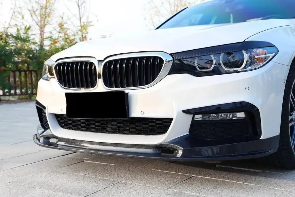3D STYLE CARBON FIBRE FRONT LIP V2 FOR BMW G30 / G38 5 SERIES