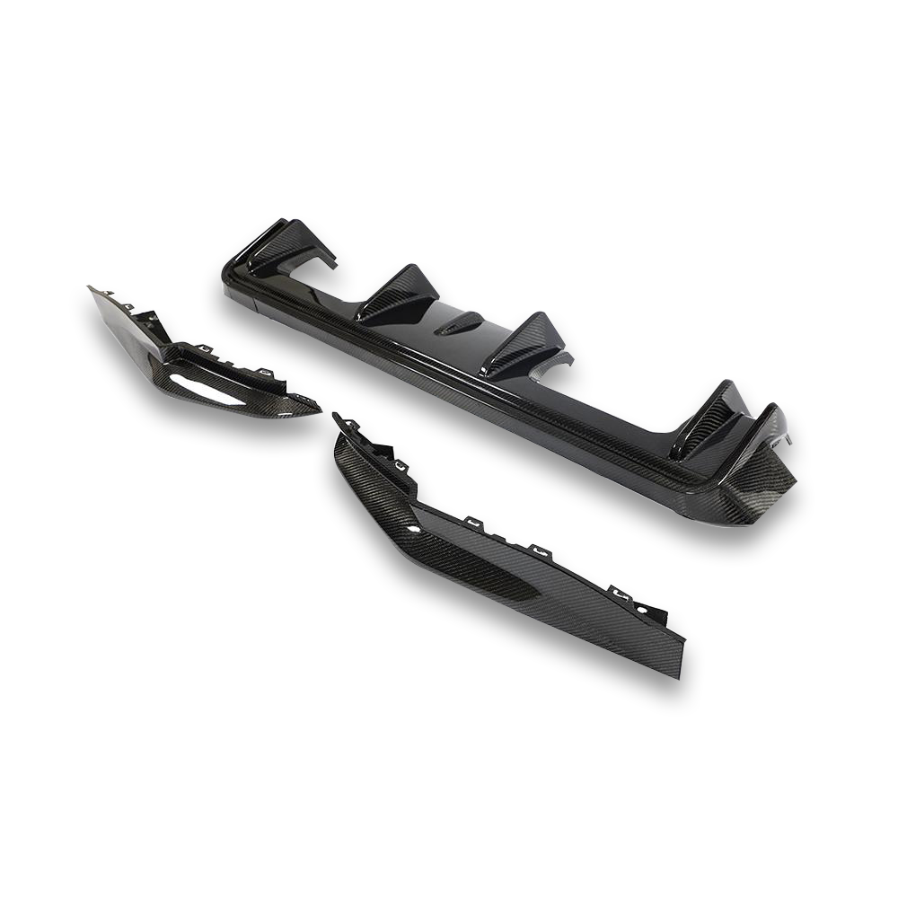 3D STYLE CARBON FIBER REAR DIFFUSER FOR BMW G80 M3 / G82 G83 M4
