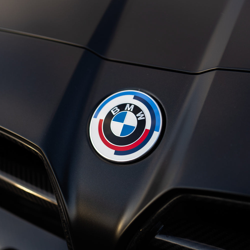 BMW 50TH ANNIVERSARY EMBLEM BADGE
