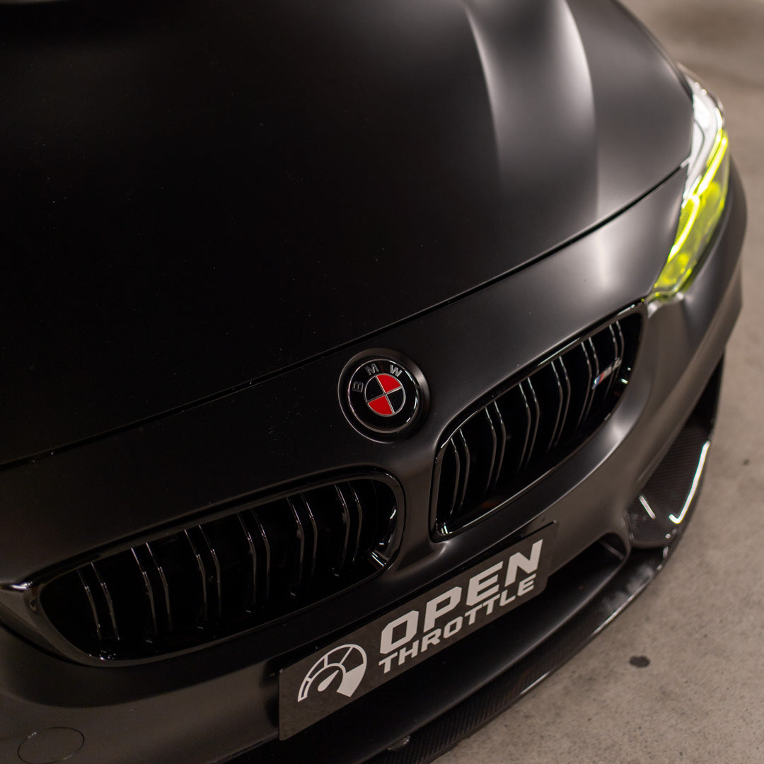 BMW EMBLEM BADGES - RED & BLACK