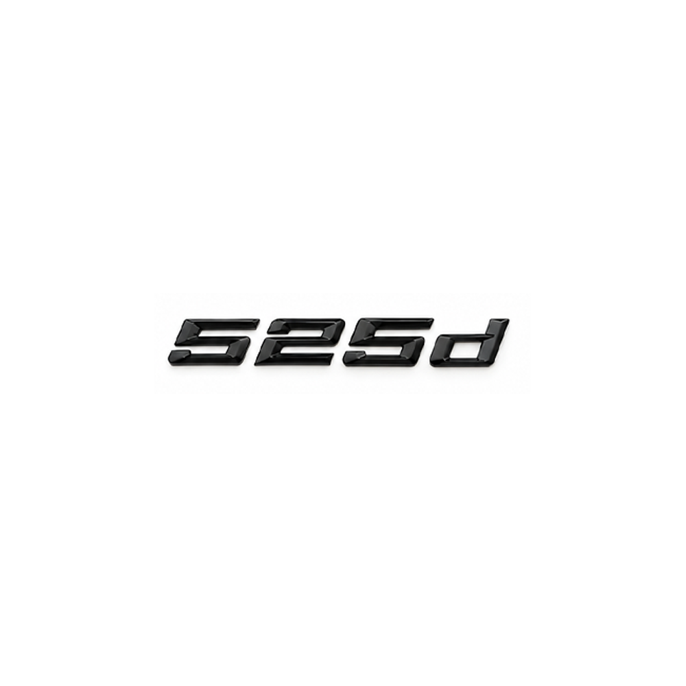 GLOSS BLACK TRUNK EMBLEM FOR BMW F10 F11 G30 G31 5 SERIES