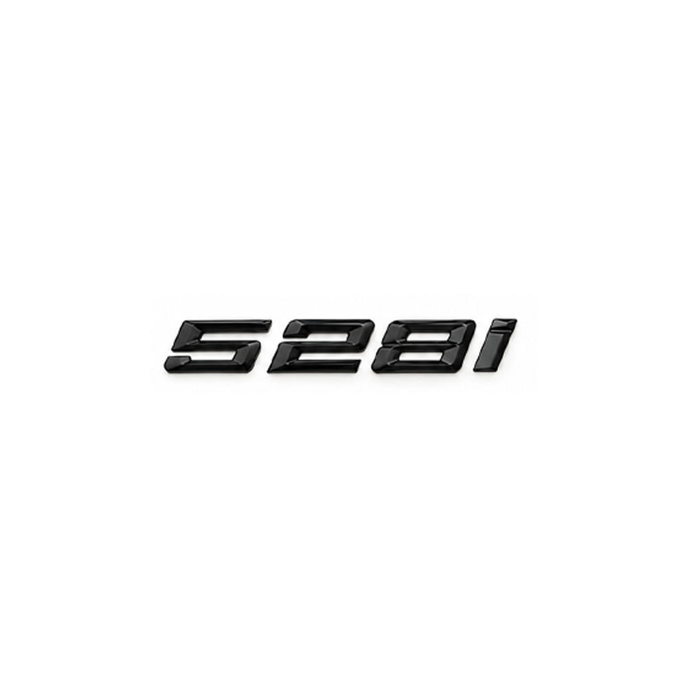 GLOSS BLACK TRUNK EMBLEM FOR BMW F10 F11 G30 G31 5 SERIES