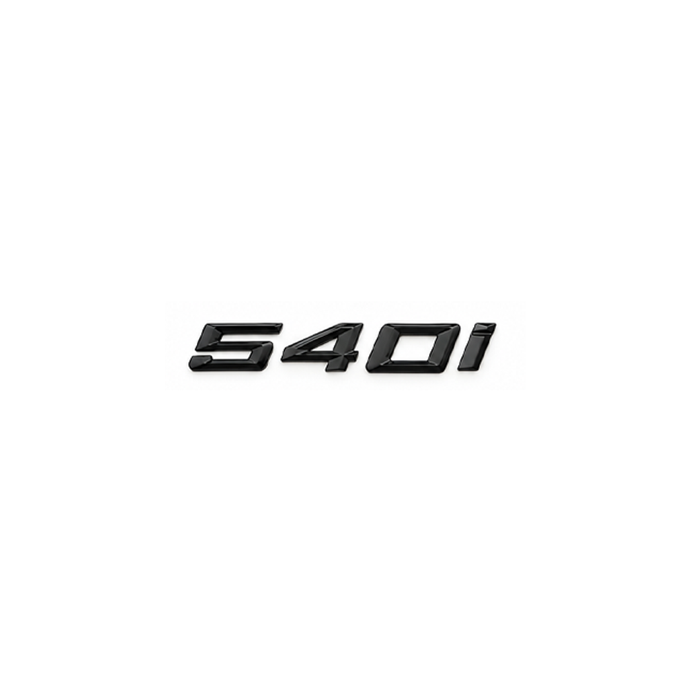 GLOSS BLACK TRUNK EMBLEM FOR BMW F10 F11 G30 G31 5 SERIES
