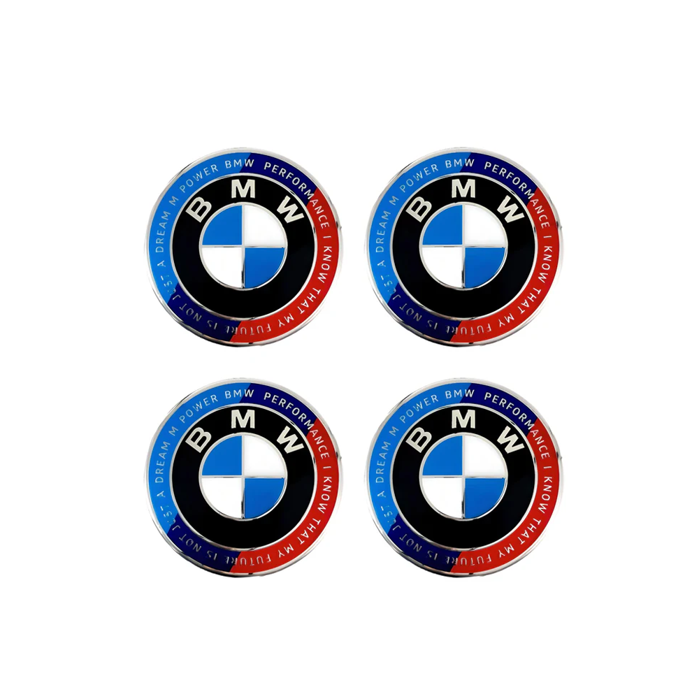BMW FLOATING WHEEL CENTRE CAP SET