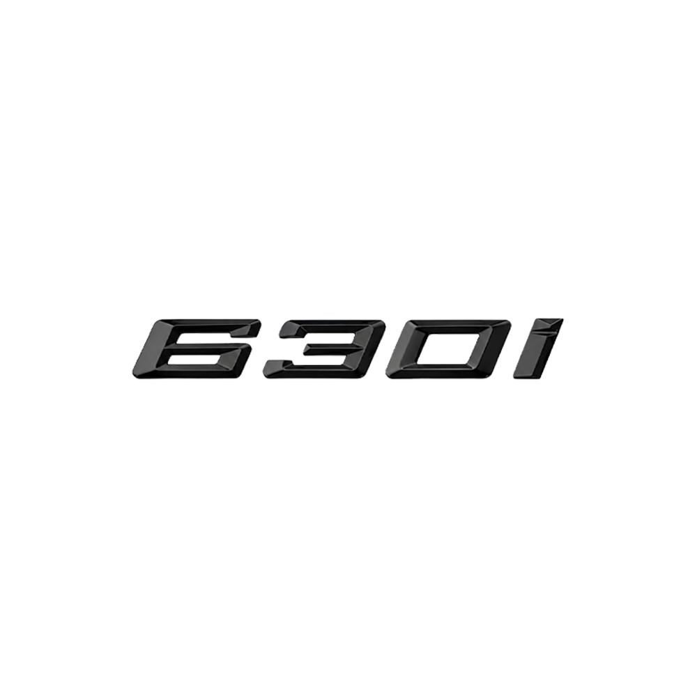 GLOSS BLACK TRUNK EMBLEM FOR BMW F06 F12 F13 G32 6 SERIES