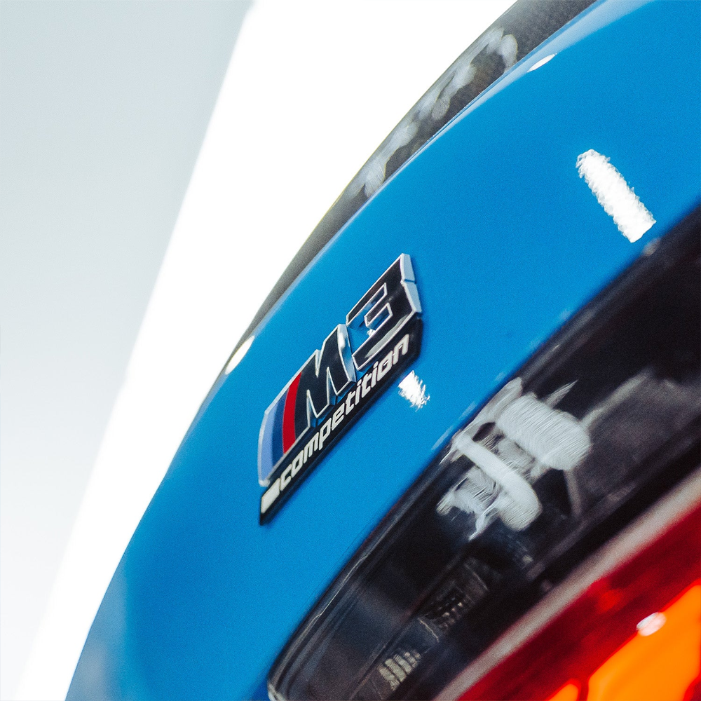 LCI M3 COMPETITION TRUNK EMBLEM FOR BMW F80 M3 G80 G81 M3