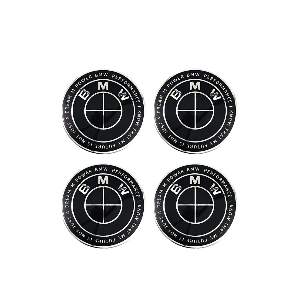 BMW FLOATING WHEEL CENTRE CAP SET