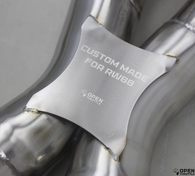 BMW F87 M2 COMPETITION MITTELROHR MIT GLEICHER LÄNGE