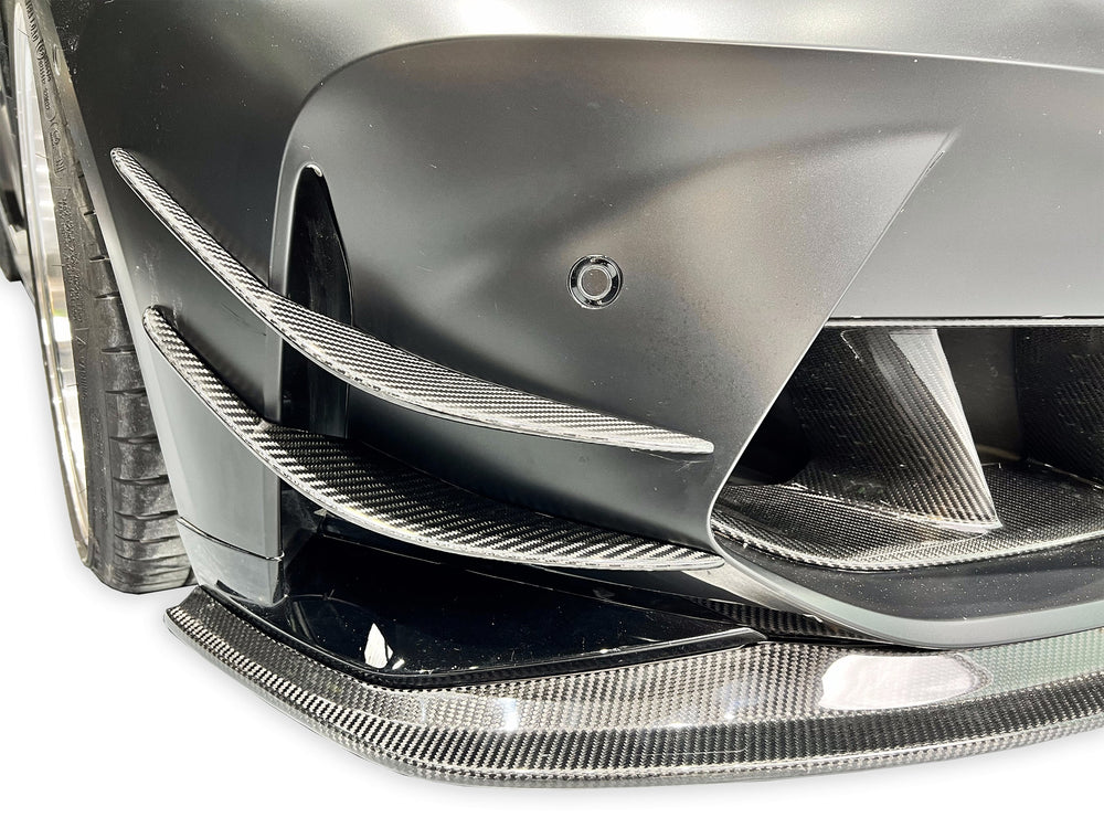 AC STYLE CARBON FIBER FRONT CANARDS FOR BMW G80 M3 / G82 G83 M4
