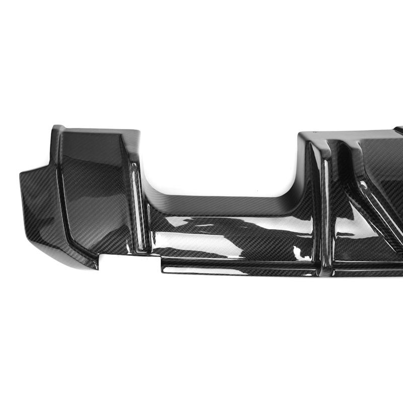 AK STYLE CARBON FIBRE REAR DIFFUSER TRIM FOR BMW G80 M3 / G82 G83 M4