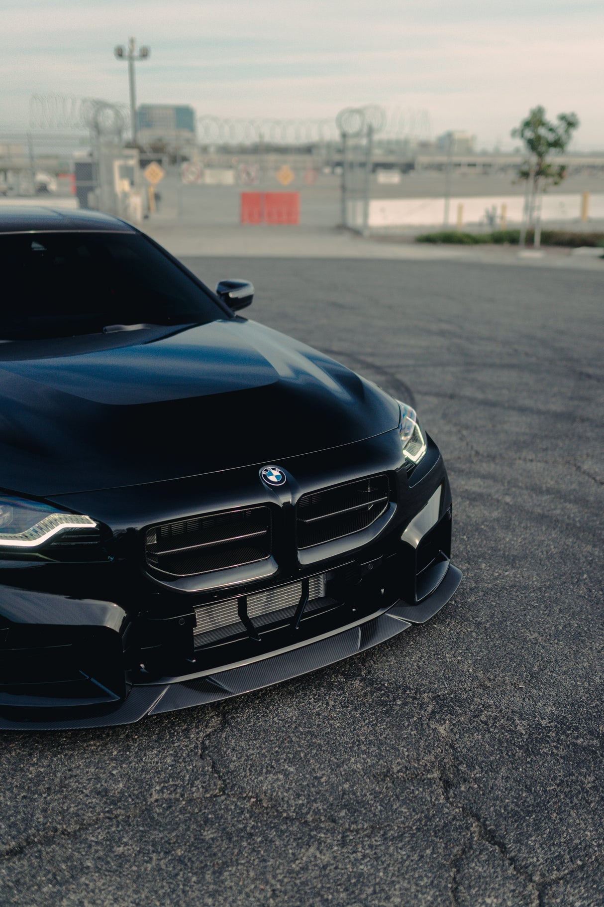 ALPHA N STYLE CARBON FIBER FRONT GRILLES FOR BMW G87 M2