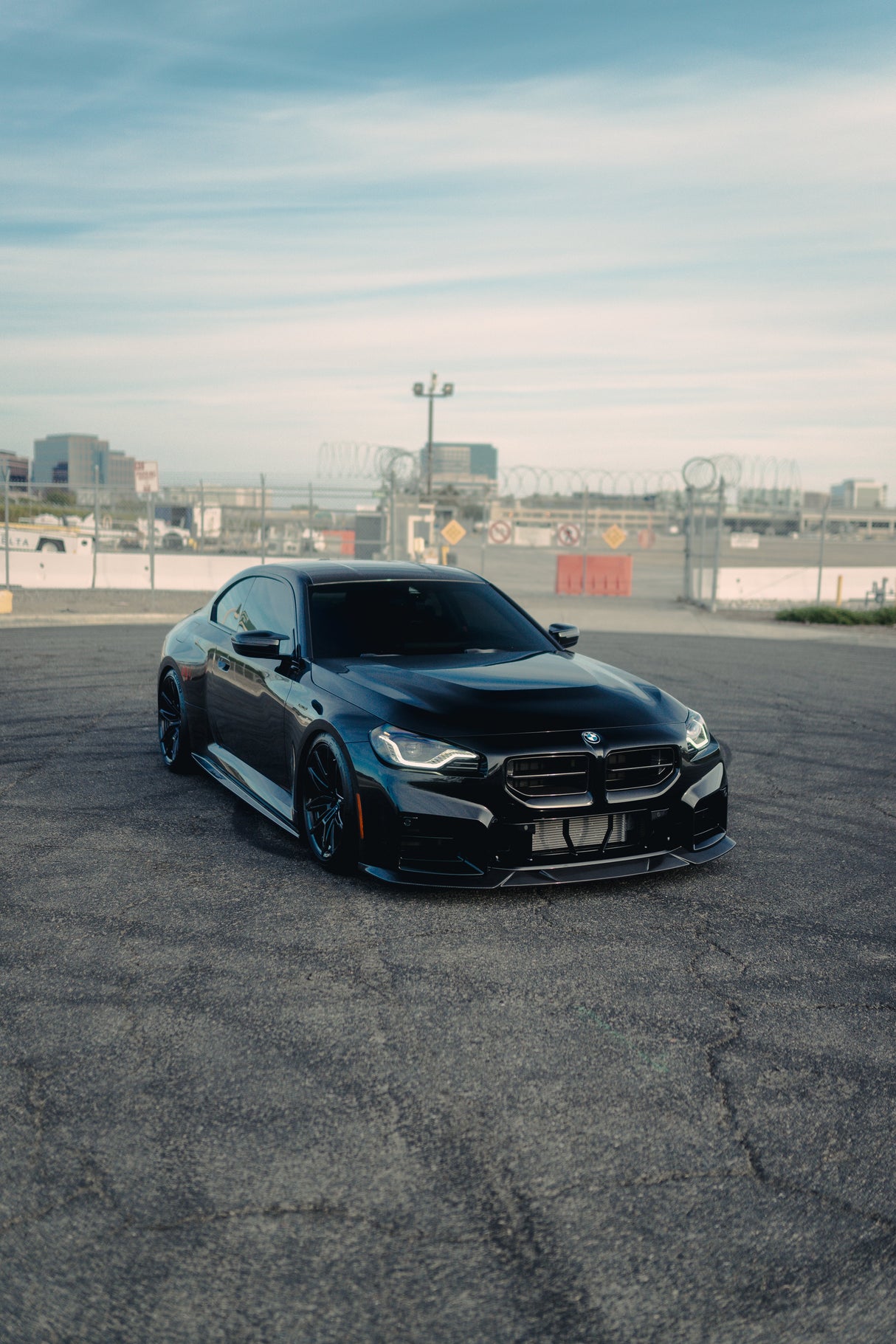 ALPHA N STYLE CARBON FIBER FRONT GRILLES FOR BMW G87 M2