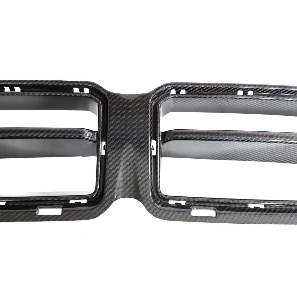ALPHA N STYLE CARBON FIBER FRONT GRILLES FOR BMW G87 M2