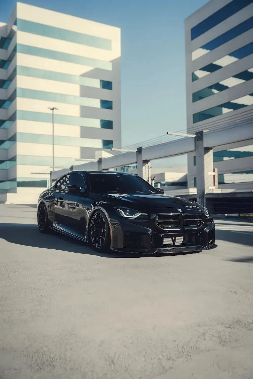 ALPHA N STYLE CARBON FIBER FRONT GRILLES FOR BMW G87 M2