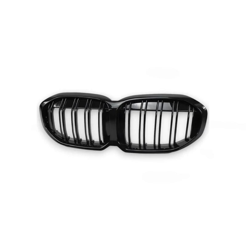 GLOSS BLACK FRONT KIDNEY GRILLES FOR BMW F40 1 SERIES (2019-2024)
