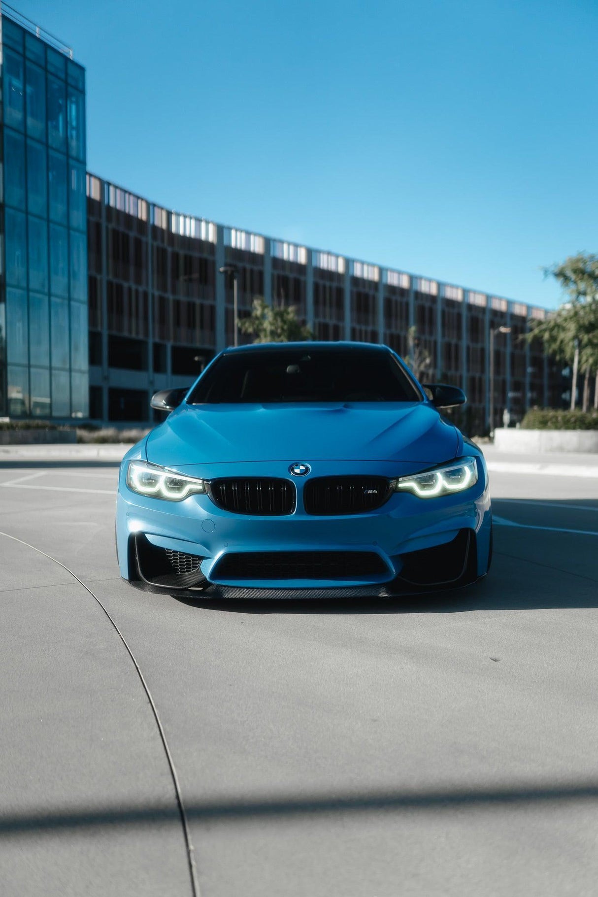 CS STYLE CARBON FIBER FRONT LIP FOR BMW F80 M3 / F82 F83 M4