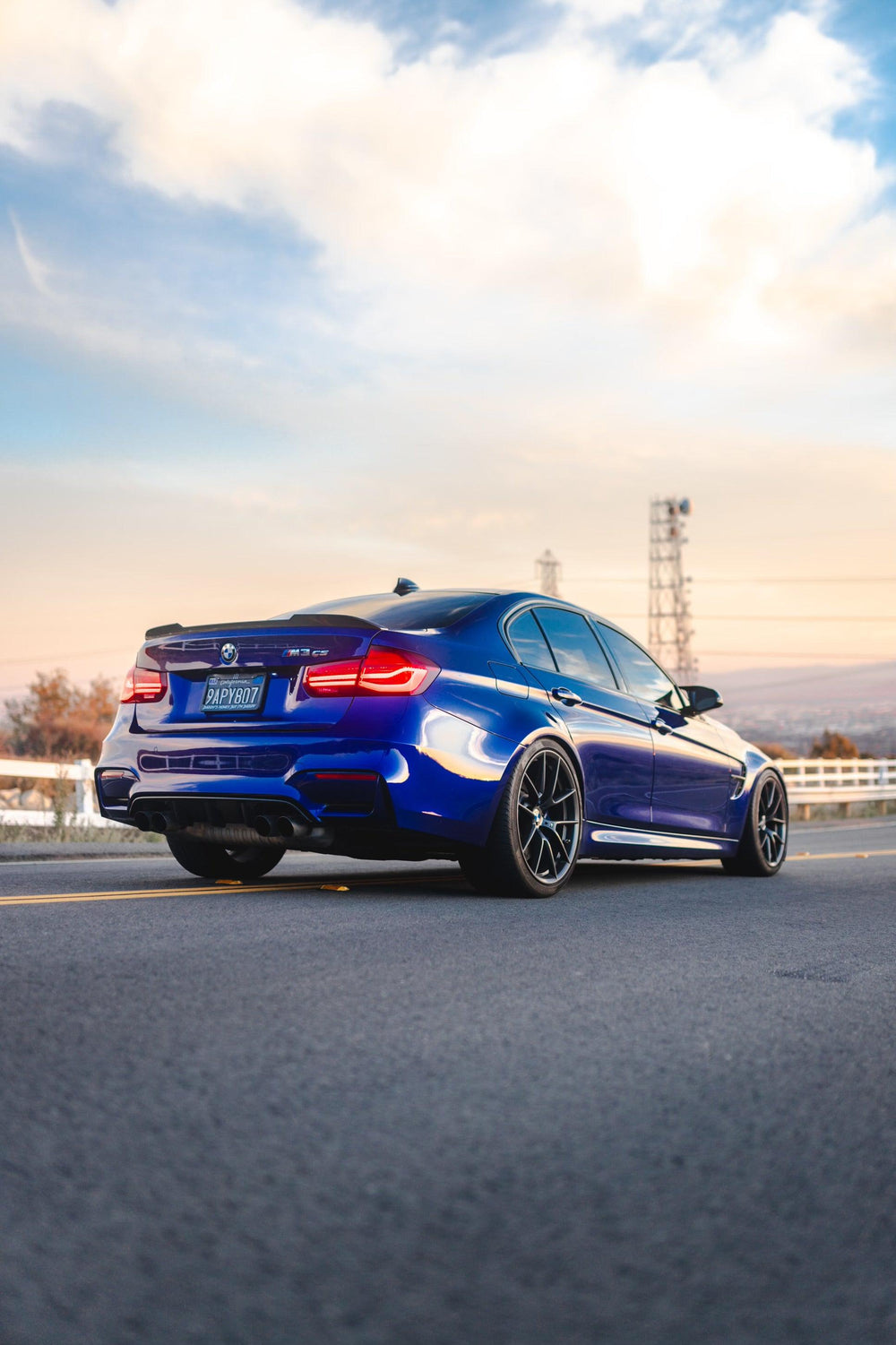 CS STYLE CARBON FIBER TRUNK SPOILER FOR BMW F80 M3 / F30 3 SERIES