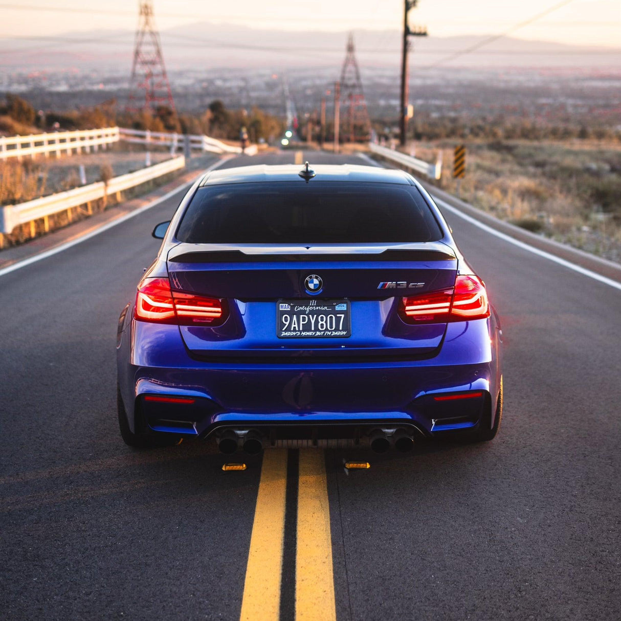 CS STYLE CARBON FIBER TRUNK SPOILER FOR BMW F80 M3 / F30 3 SERIES