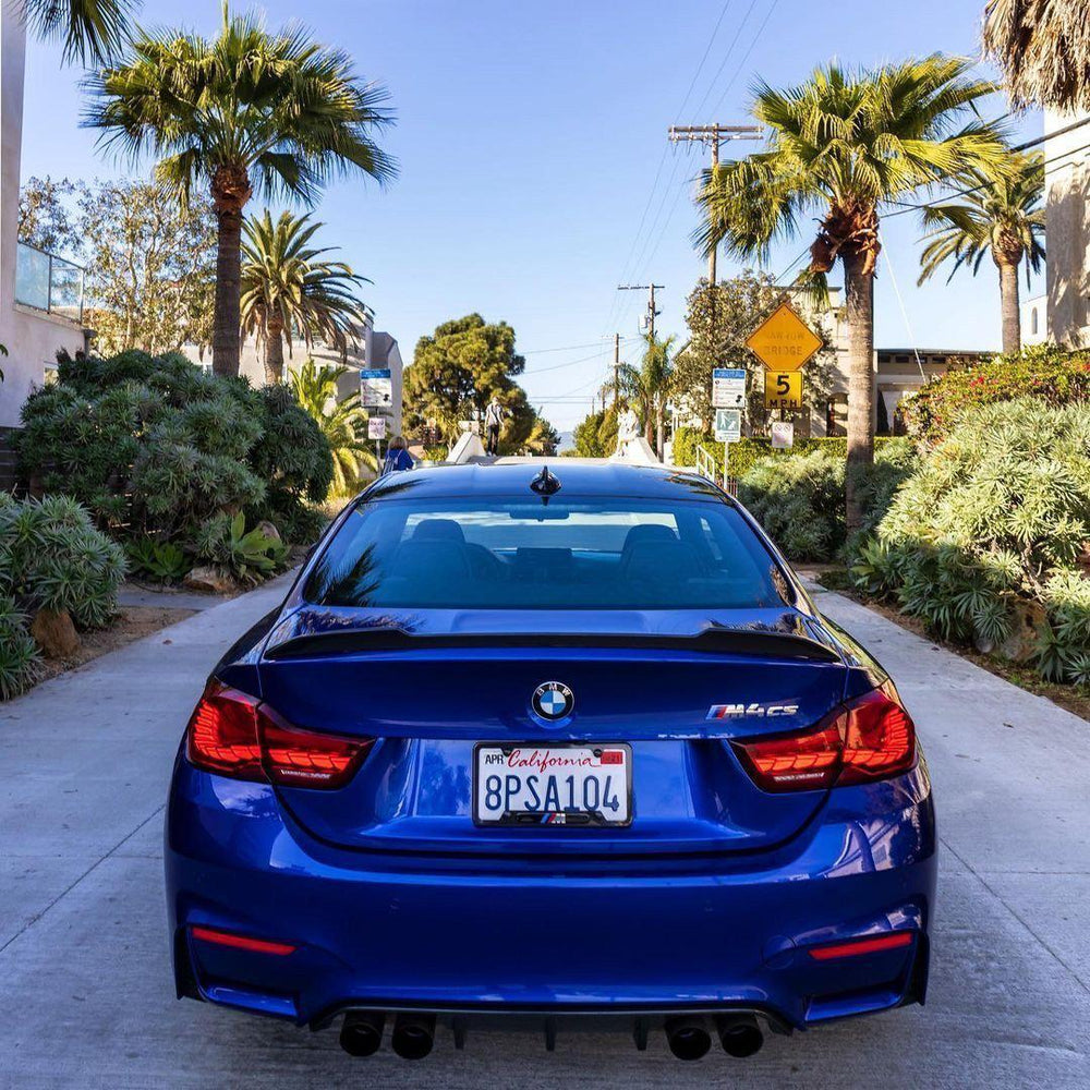 CS STYLE CARBON FIBER TRUNK SPOILER FOR BMW F82 F83 M4