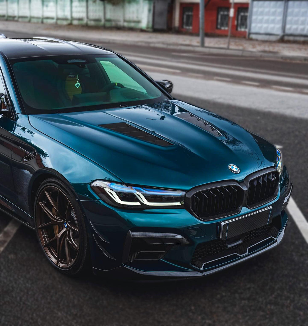 CARBON FIBER FRONT BUMPER AIR DUCTS FOR BMW F90 M5 LCI