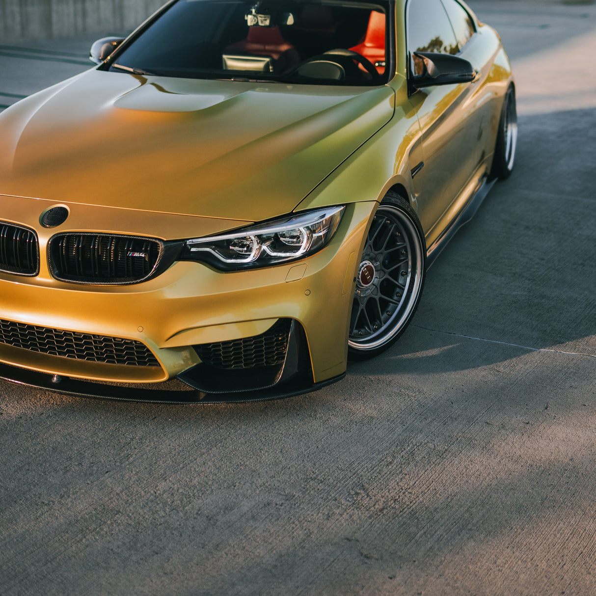 CARBON FIBER FRONT LOW SPLITTERS FOR BMW F80 M3 / F82 F83 M4