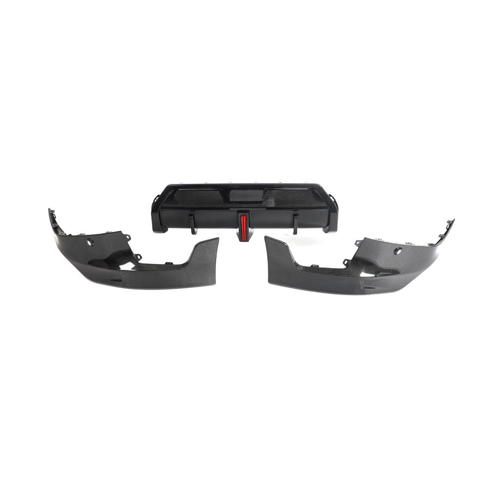 CARBON FIBRE REAR DIFFUSER WITH BRAKE LIGHT FOR BMW G42 2 SERIES