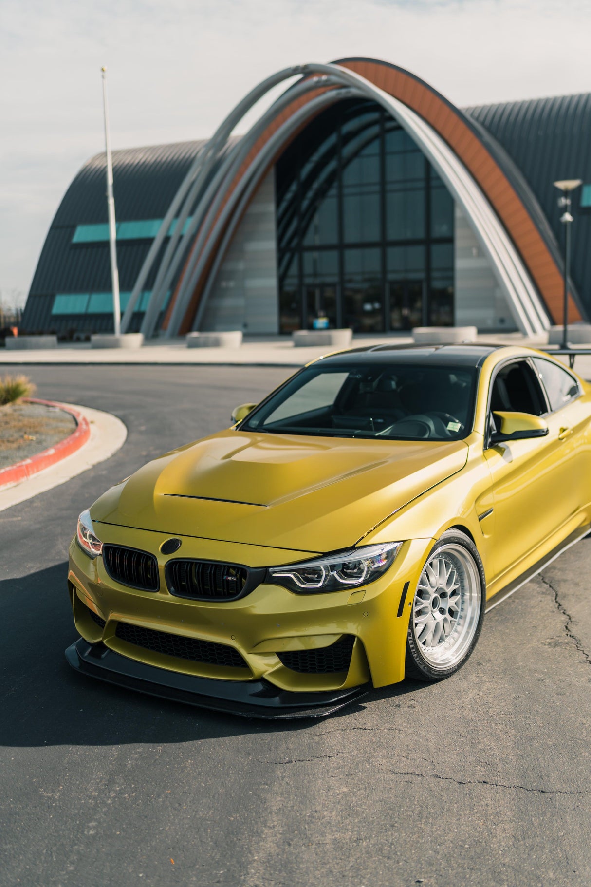 GTS STYLE CARBON FIBER FRONT LIP FOR BMW F80 M3 / F82 F83 M4