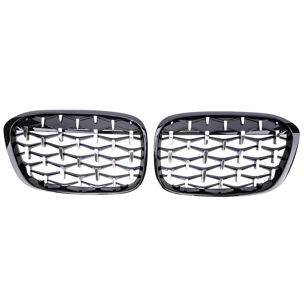 DIAMOND STYLE GLOSS BLACK GRILLE FOR BMW F48 F49 X1