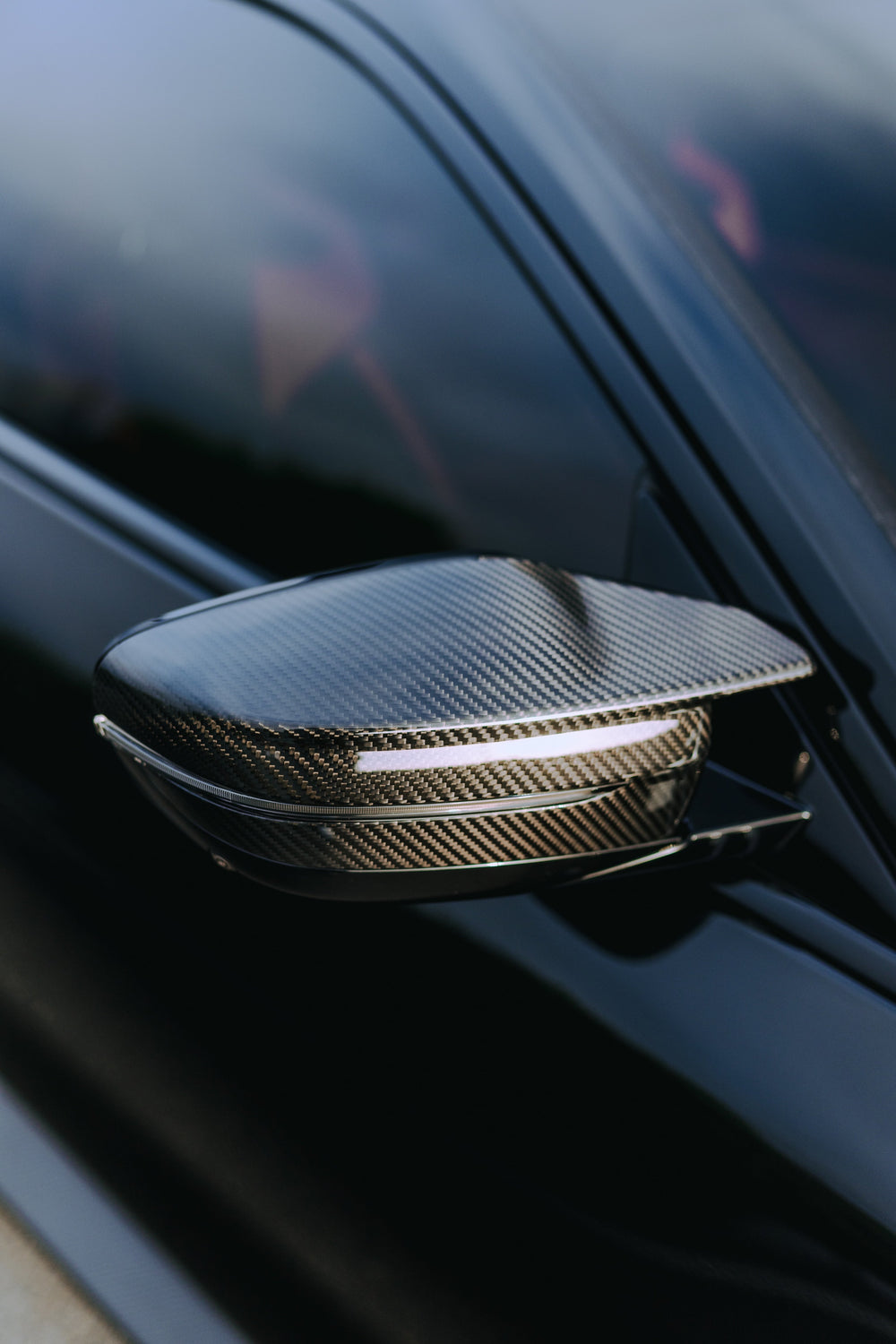 M PERFORMANCE STYLE CARBON FIBRE MIRRORS CAPS FOR BMW G42 2 SERIES M240i