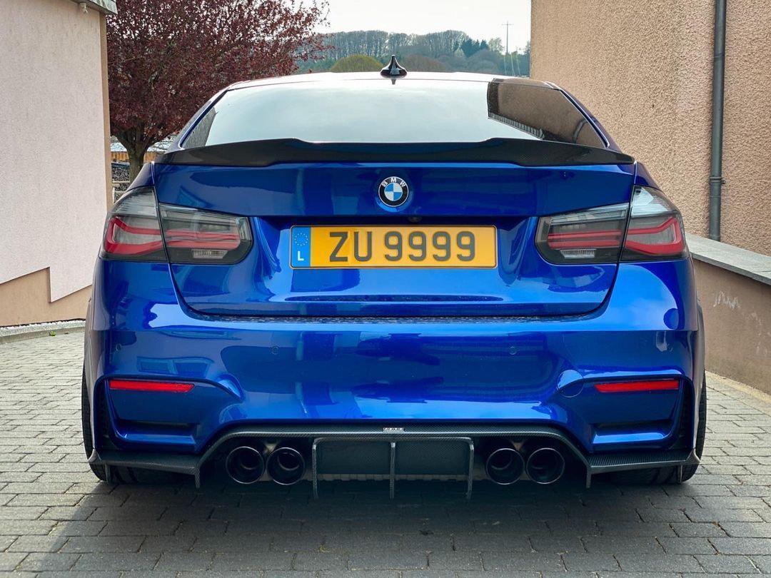 M4 STYLE CARBON FIBER TRUNK SPOILER FOR BMW F80 M3 / F30 3 SERIES