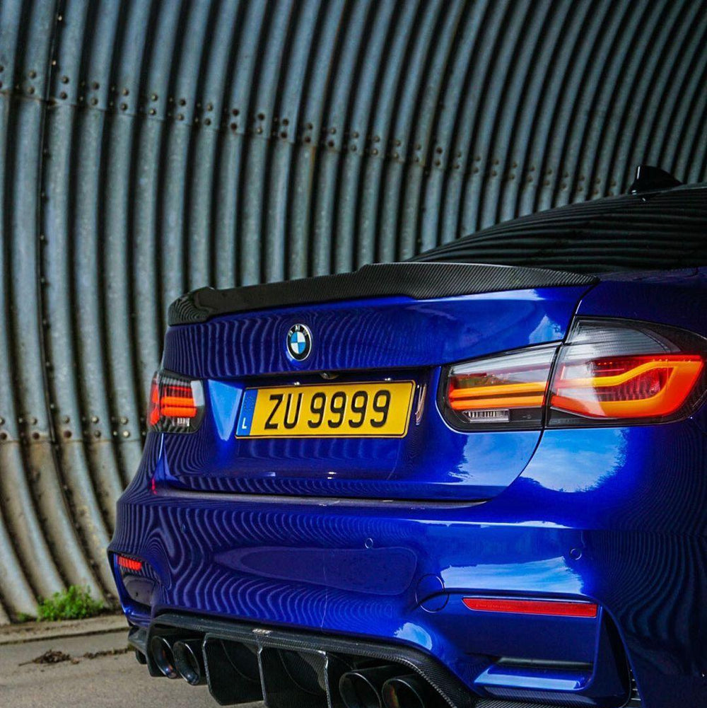 M4 STYLE CARBON FIBER TRUNK SPOILER FOR BMW F80 M3 / F30 3 SERIES
