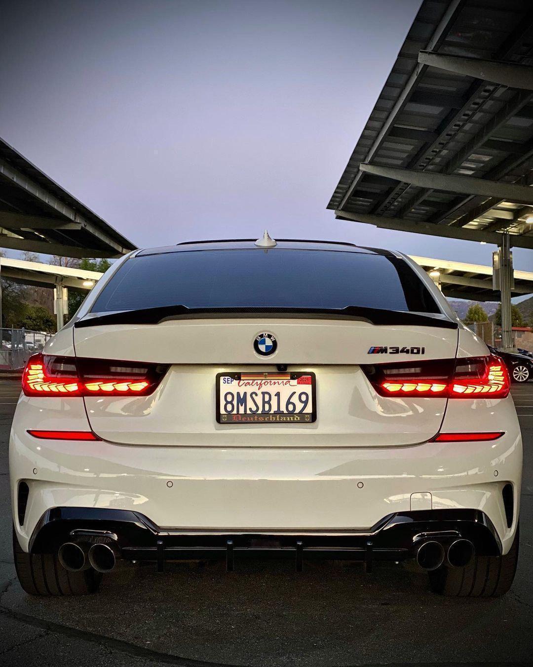 M4 STYLE CARBON FIBER TRUNK SPOILER FOR BMW G80 M3 / G20 3 SERIES
