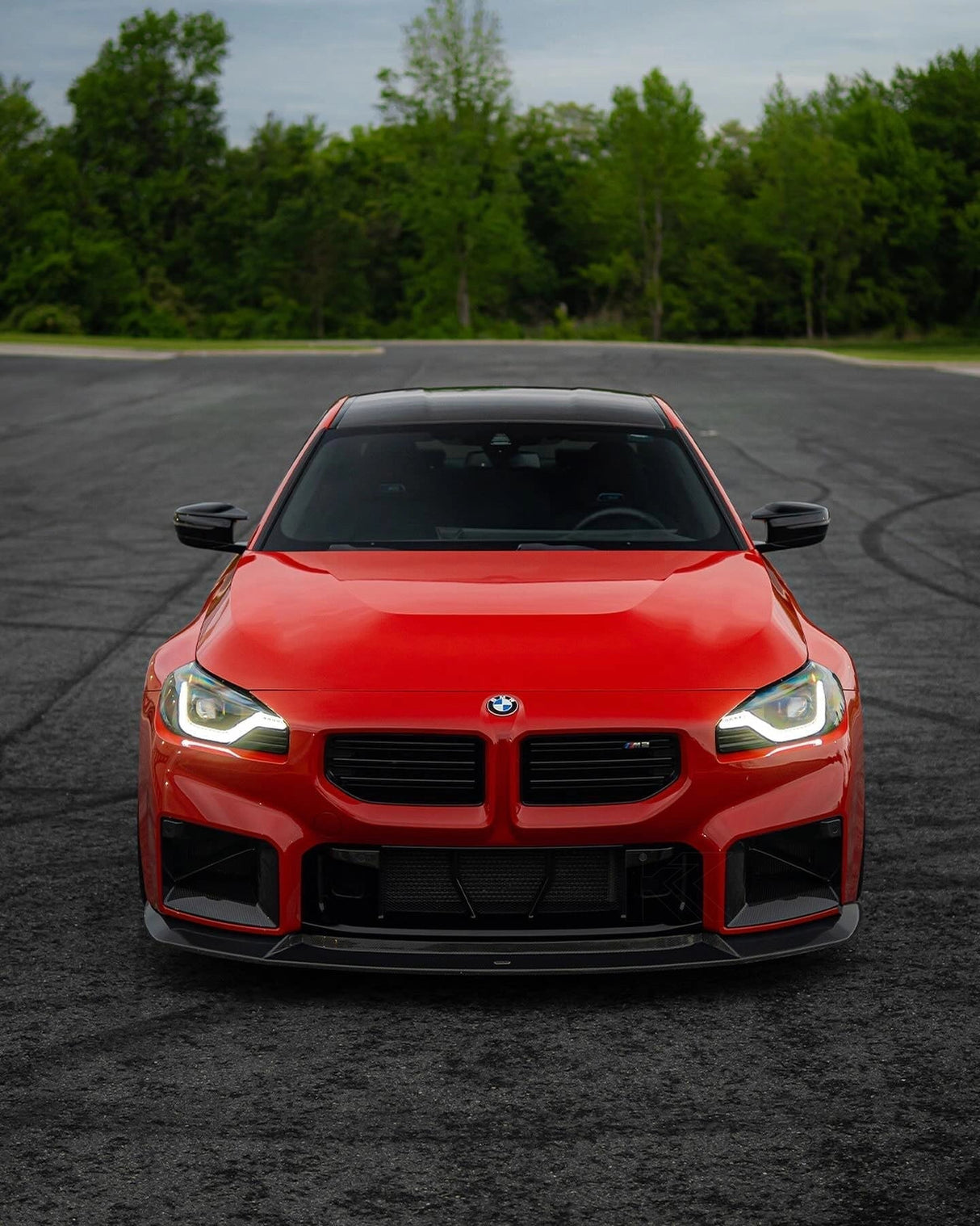 MHC STYLE CARBON FIBER FRONT LIP FOR BMW G87 M2