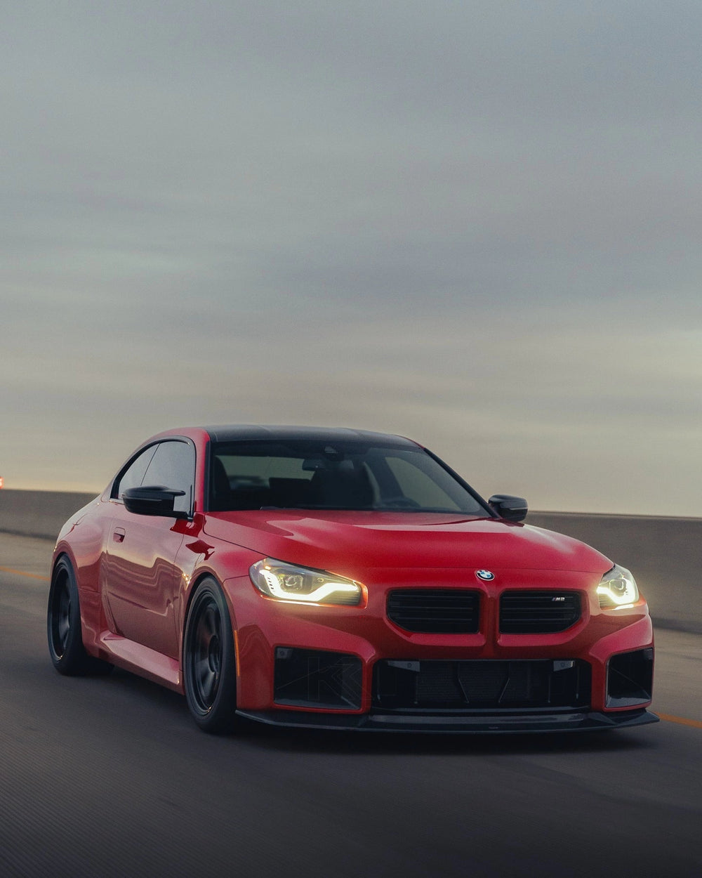 MHC STYLE CARBON FIBER FRONT LIP FOR BMW G87 M2