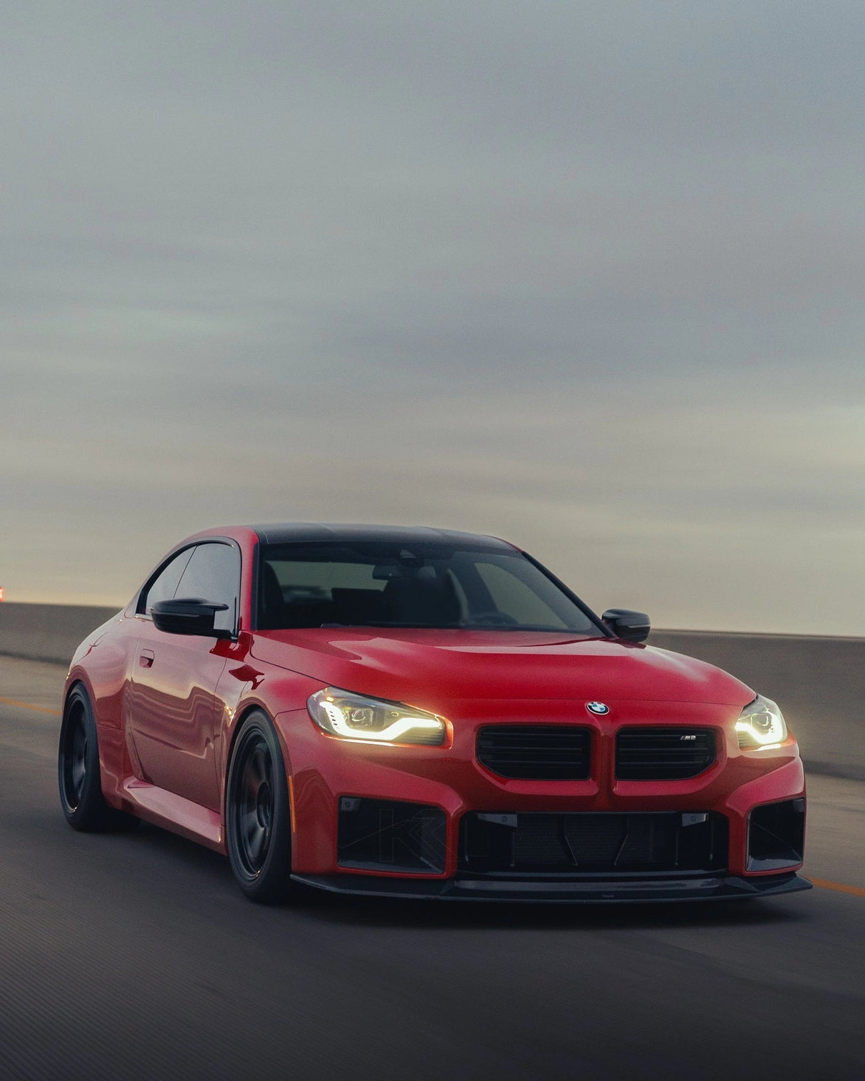 MHC STYLE CARBON FIBER FRONT LIP FOR BMW G87 M2