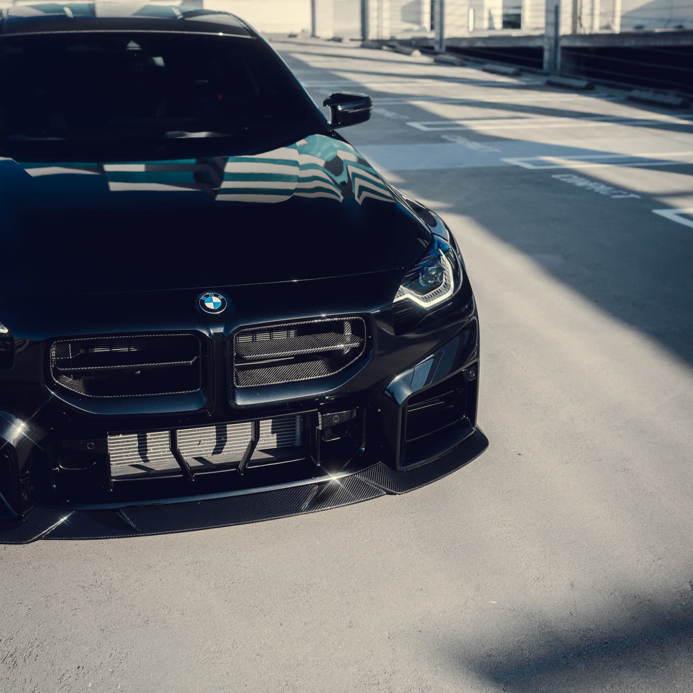 ALPHA N STYLE CARBON FIBER FRONT GRILLES FOR BMW G87 M2