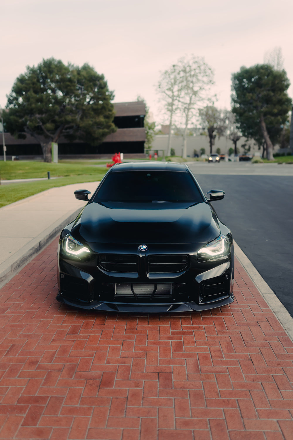 MHC STYLE CARBON FIBER FRONT LIP FOR BMW G87 M2