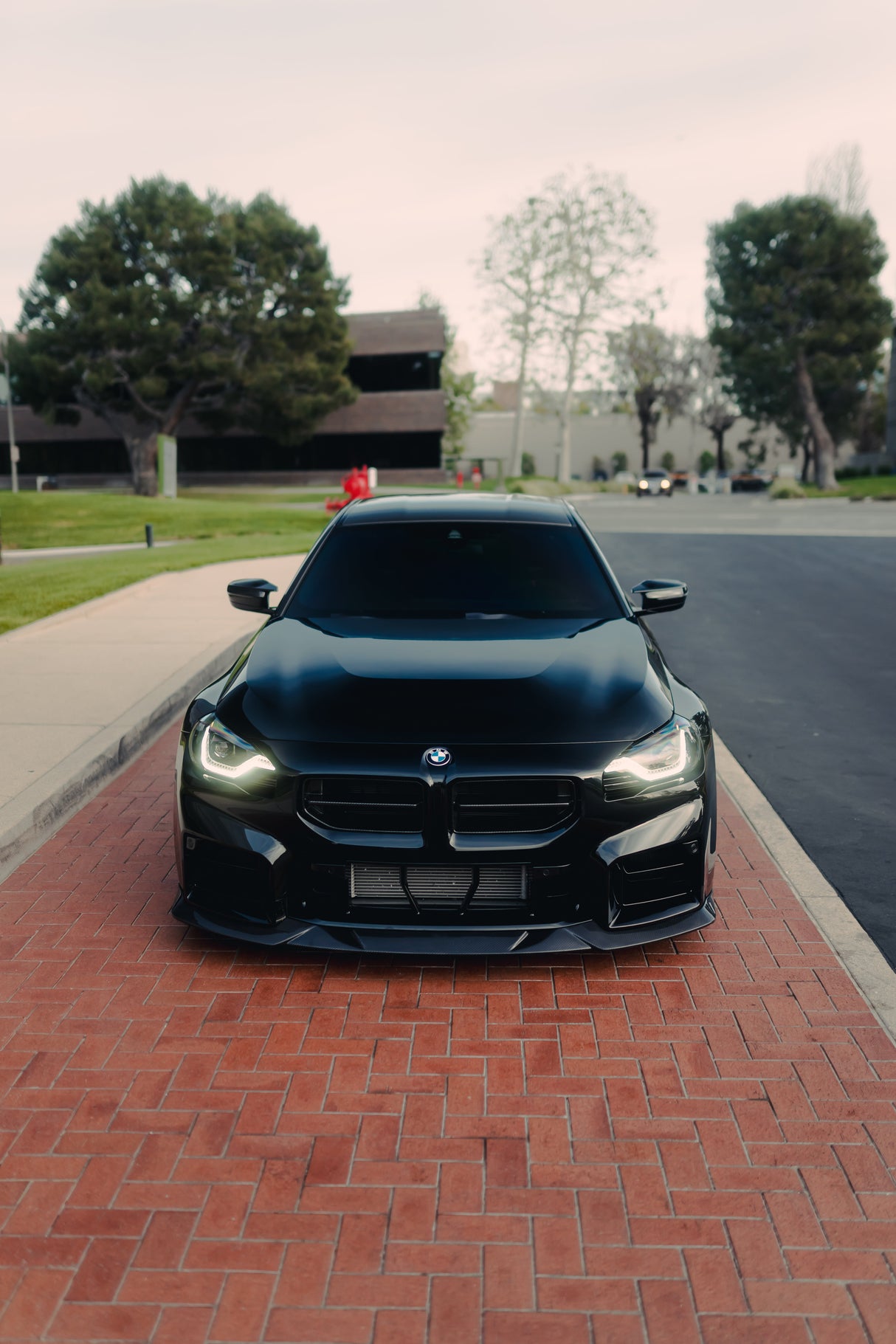 MHC STYLE CARBON FIBER FRONT LIP FOR BMW G87 M2