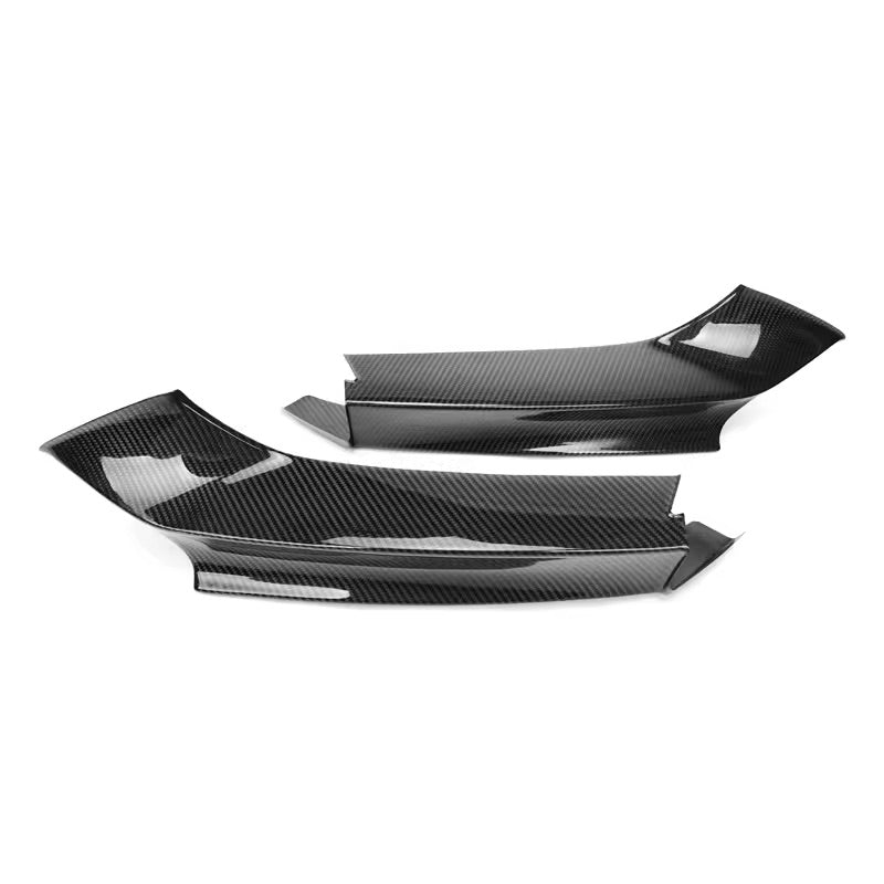 M PERFORMANCE STYLE CARBON FIBER FRONT SPLITTERS FOR BMW F22 2 SERIES