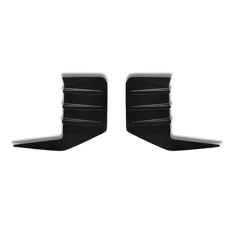 M PERFORMANCE STYLE CARBON FIBER REAR BUMPER SIDE TRIM FOR BMW G87 M2