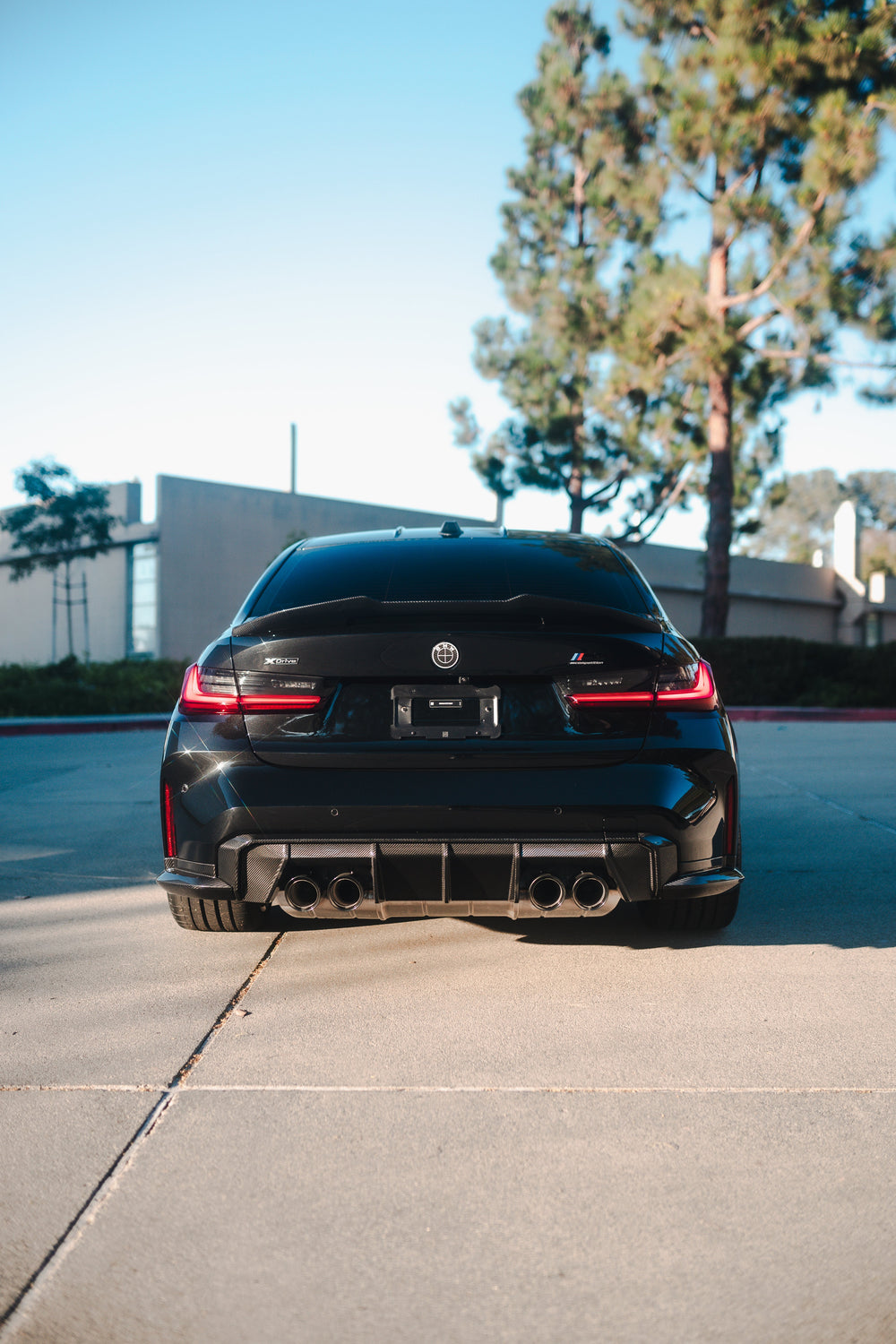 MP STYLE CARBON FIBER REAR DIFFUSER - BMW G80 M3 & G82/G83 M4