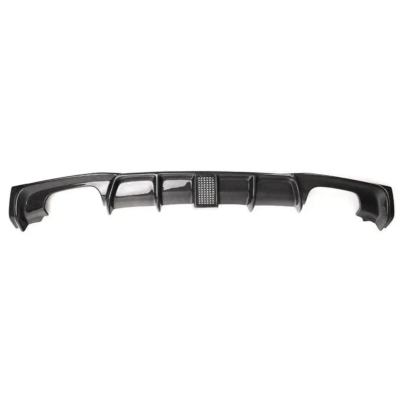 M PERFORMANCE STYLE CARBON FIBRE REAR DIFFUSER WITH BRAKE LIGHT FOR BMW F30 3 SERIES