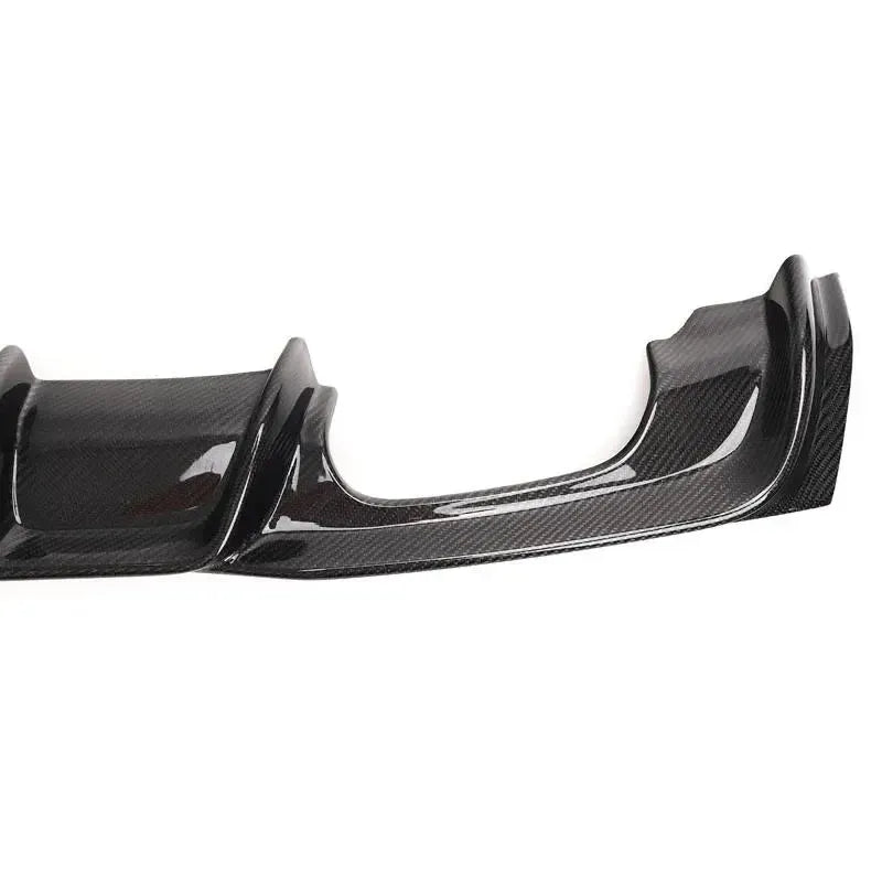 M PERFORMANCE STYLE CARBON FIBRE REAR DIFFUSER WITH BRAKE LIGHT FOR BMW F30 3 SERIES