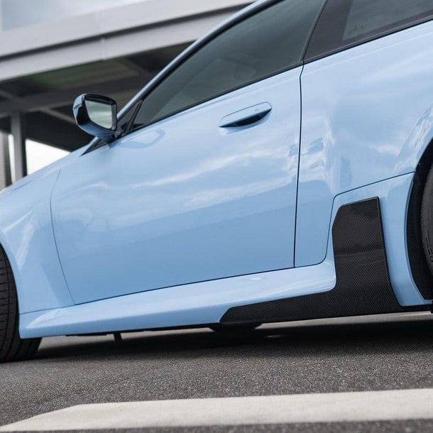 M PERFORMANCE STYLE CARBON FIBER SIDE SKIRT WINGLETS FOR BMW G87 M2